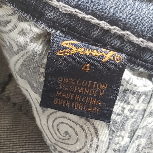 Seven7 Jeans Sz 4 Straight Leg Medium Wash - Picture 5 of 7